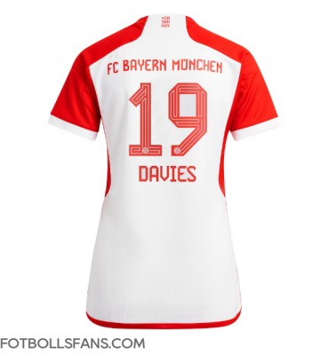 Bayern Munich Alphonso Davies #19 Replika Hemmatröja Damer 2023-24 Kortärmad